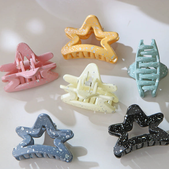 Hairpin Hair Accessories Cute Small Grab Clip Half Hair Shark Clip For Women Baking Paint Style