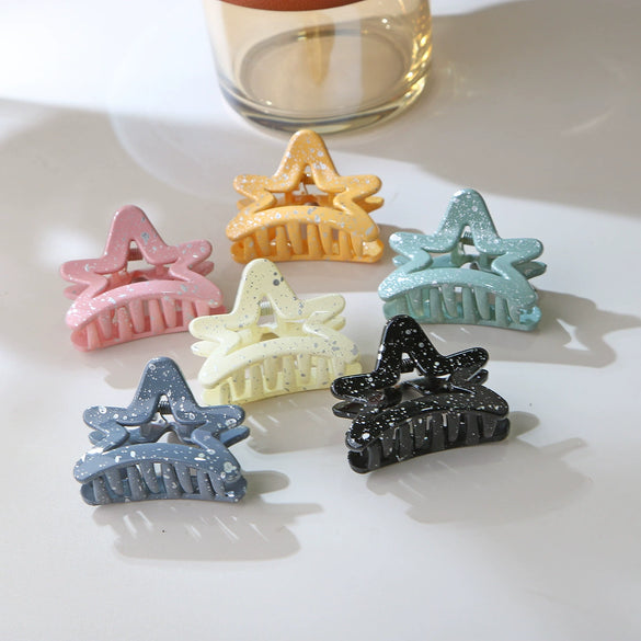 Hairpin Hair Accessories Cute Small Grab Clip Half Hair Shark Clip For Women Baking Paint Style