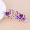 Hairpin Ladies Diecast Rhinestone Electroplated Top Clip Jewelry