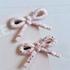 Hairpin Mixed Materials Polka Dot Heart Plaid Handmade
