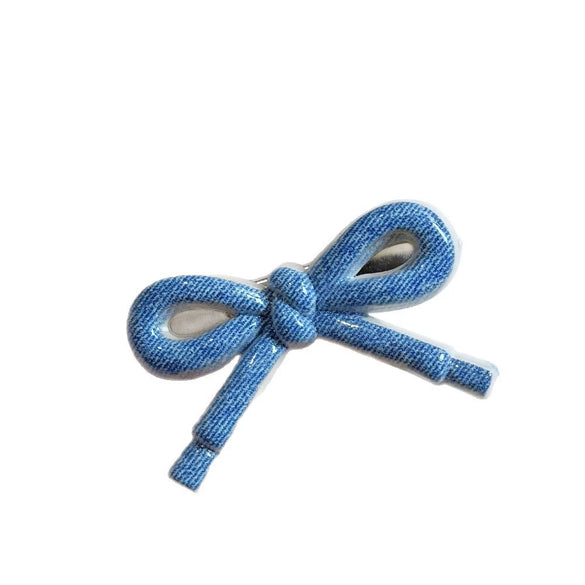 Hairpin Mixed Materials Polka Dot Heart Plaid Handmade