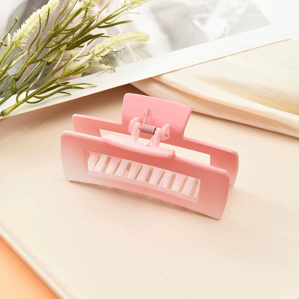 Hairpin Plastic Resin Gradient Color Baking Paint Style For Women
