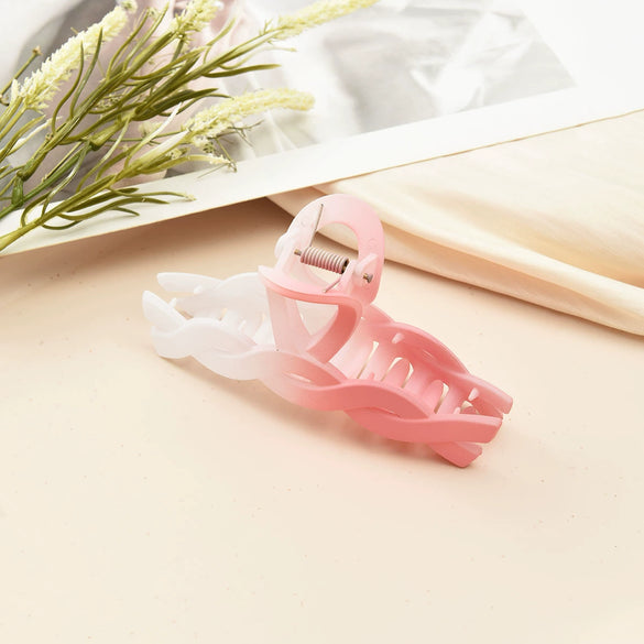 Hairpin Plastic Resin Gradient Color Baking Paint Style For Women