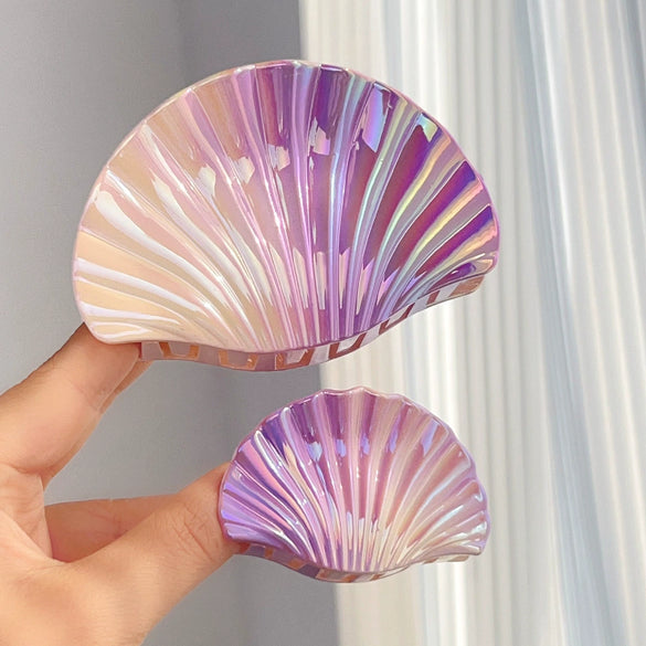 Hairpin Plastic Resin Vacation Style Electroplating Shell Women's Hair Accessories