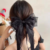 Hairpin Polyester Cotton Little Fresh Style Purely Handmade Bow Spring Clip Women's Accessories