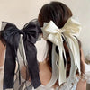 Hairpin Polyester Cotton Little Fresh Style Purely Handmade Bow Spring Clip Women's Accessories