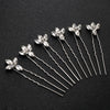 Hairpin Rhinestone Drop Shape Hair Jewelry