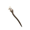 Hairpin Sandalwood Pearl Geometric Retro Handmade
