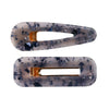 Hairpin Side Clip Set Acetate Plate Acrylic Resin Electroplating Minimalist Geometric Hair Accessories