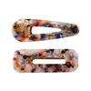 Hairpin Side Clip Set Acetate Plate Acrylic Resin Electroplating Minimalist Geometric Hair Accessories