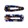 Hairpin Side Clip Set Acetate Plate Acrylic Resin Electroplating Minimalist Geometric Hair Accessories