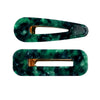 Hairpin Side Clip Set Acetate Plate Acrylic Resin Electroplating Minimalist Geometric Hair Accessories
