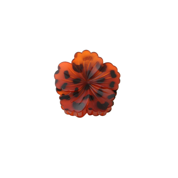Hairpin Women's Curly Flower Style Paint Treatment Highgrade Shark Clip Hair Accessories