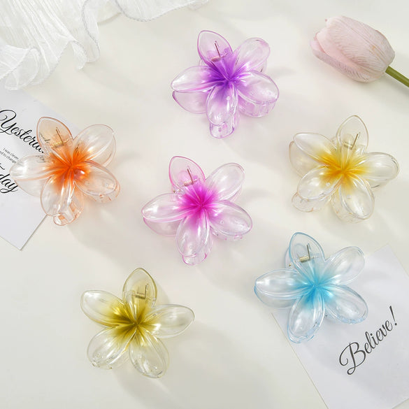 Hairpin Women's Simple Floral Plants Flowers Baking Paint Hair Accessories