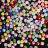 Half Face Hair Accessories Abs Imitation Pearl Semicircle Flat Bottom Diy Handmade Bow