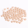 Half Face Hair Accessories Abs Imitation Pearl Semicircle Flat Bottom Diy Handmade Bow