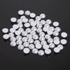 Half Face Hair Accessories Abs Imitation Pearl Semicircle Flat Bottom Diy Handmade Bow