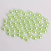 Half Face Hair Accessories Abs Imitation Pearl Semicircle Flat Bottom Diy Handmade Bow