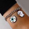Halloween Alloy Geometric Oil Drop Pumpkin Anklet Beaded Foot Ornament