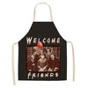 Halloween Apron Cotton Linen Castle Pumpkin Creative Apron Graphic Customization Kitchen Household Oil-Proof Anti-Fouling Apron