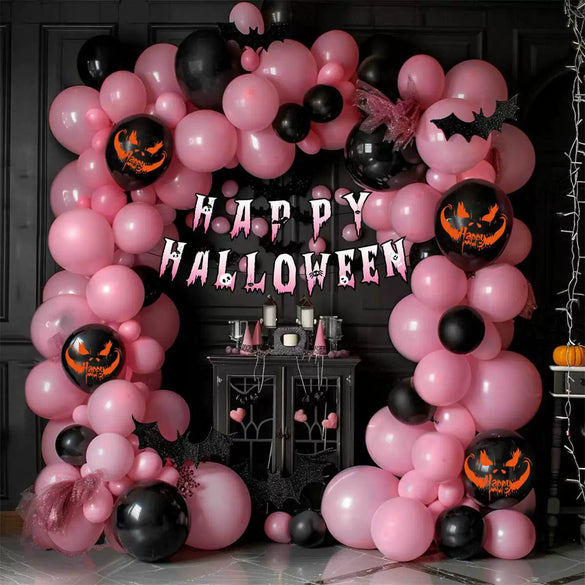 Halloween Balloon Round Latex Balloon Combination For Party Decoration