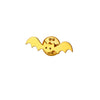 Halloween Bat Brooch Pin Electroplated Stainless Steel Animal Badge For Women Cute Dualpurpose Fashion Accessory