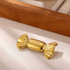 Halloween Bat Brooch Pin Electroplated Stainless Steel Animal Badge For Women Cute Dualpurpose Fashion Accessory