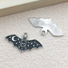 Halloween Bat Jewelry Diy Pendant Bracelet Earrings Necklace Accessories In Alloy Electroplated