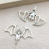 Halloween Bat Jewelry Diy Pendant Bracelet Earrings Necklace Accessories In Alloy Electroplated