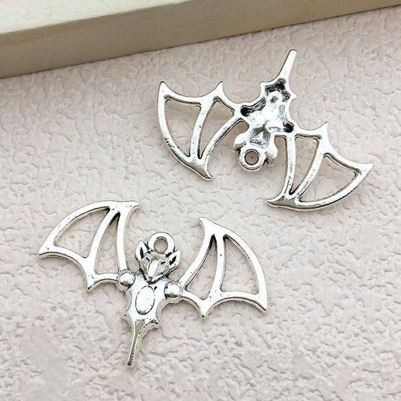 Halloween Bat Jewelry Diy Pendant Bracelet Earrings Necklace Accessories In Alloy Electroplated