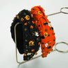 Halloween Cloth Headband With Ghost Pumpkin Diamond Decor Women's Holiday Hair Accessory