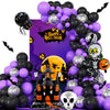 Halloween Dancing Skeleton Aluminum Film Balloon Set For Decoration