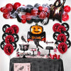 Halloween Decoration Aluminum Film And Latex Balloon Suit Round Shape