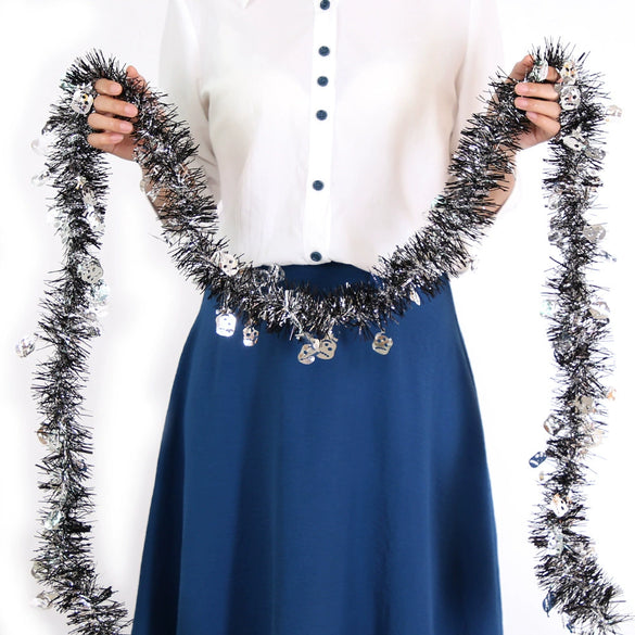 Halloween Decoration With Color Strip Haunted House Scene Layout Pumpkin Skull Wool Pendant