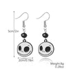 Halloween Earrings Zinc Alloy Geometric Pumpkin Bat Skull Dripping Oil Style