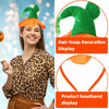 Halloween Headband Cartoon Pumpkin Shape Cloth Headwear Semi Manual Semi Mechanical Masquerade Dress Up
