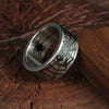 Halloween Insect Pattern Titanium Steel Ring With Electroplating
