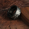Halloween Insect Pattern Titanium Steel Ring With Electroplating