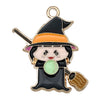 Halloween Jewelry Accessories Zinc Alloy Pumpkin Ghost Pendant Dripping Oil Style