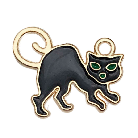 Halloween Jewelry Accessories Zinc Alloy Pumpkin Ghost Pendant Dripping Oil Style