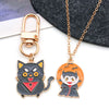 Halloween Jewelry Accessories Zinc Alloy Pumpkin Ghost Pendant Dripping Oil Style