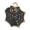 Halloween Jewelry Accessories Zinc Alloy Pumpkin Ghost Pendant Dripping Oil Style