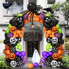 Halloween Latex Balloon Chain Suit With Round Shape And Boo Aluminum Film Balloon For Party Decoration