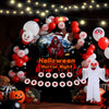Halloween Paper Fan Party Balloons Arrangement Decoration 10Inch Round Latex Aluminum Film Balloons