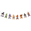 Halloween Paper Pull Flag And Cake Plugin Decoration With Ghost And Witch Elements