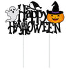 Halloween Paper Pull Flag And Cake Plugin Decoration With Ghost And Witch Elements