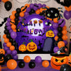 Halloween Party Decoration Black Orange Purple Ghost Festival Pumpkin Hat Balloon Set