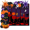 Halloween Party Decoration Ghost Pumpkin Cat Balloon Set And Flag
