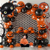 Halloween Pumpkin Ghost Latex Round Aluminum Film Balloon Package For Decoration