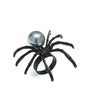 Halloween Punk Hiphop Dark Alloy Spider Ring With Environmental Protection Treatment